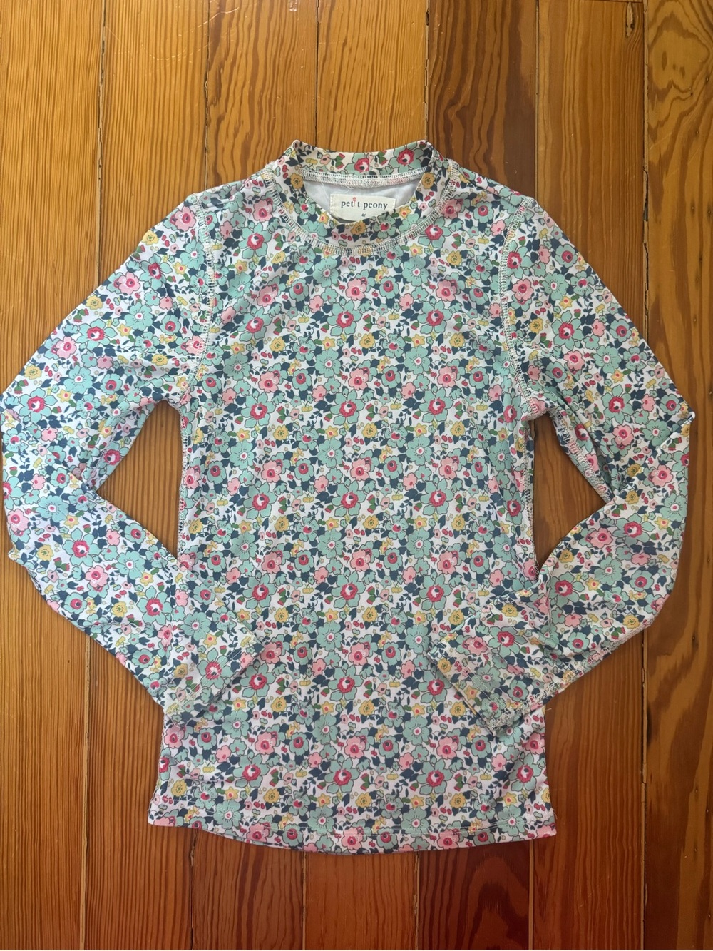 Petit Peony Floral Print Rashguard